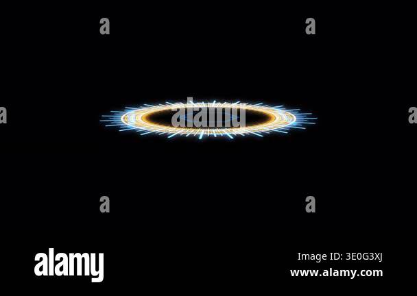 3D Circle Radial Tribal Geometric Patterns X80 Degrees S Blue Yellow ...