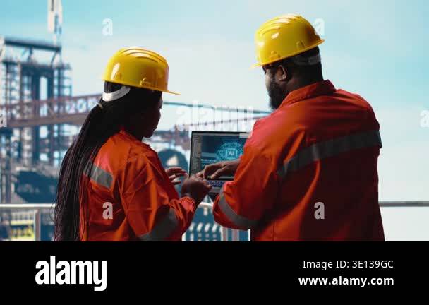 Offshore rig technicians using neural network AI LLM chatbot to improve ...