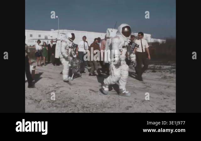 FLORIDA - 1970 - The Apollo 13 astronauts perform mobility exercises ...