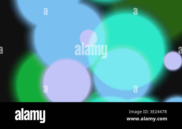 Abstract Colorful Bokeh Circles Motion Background Stock Video Footage ...