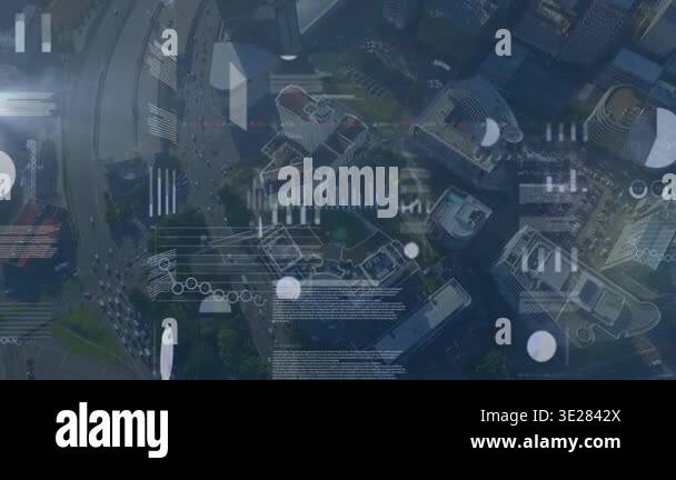 On data refresh, HUD overlays shifting and growing over city view ...