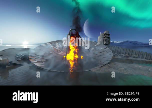 3D rendering of the parabolic antenna Stock Video Footage - Alamy