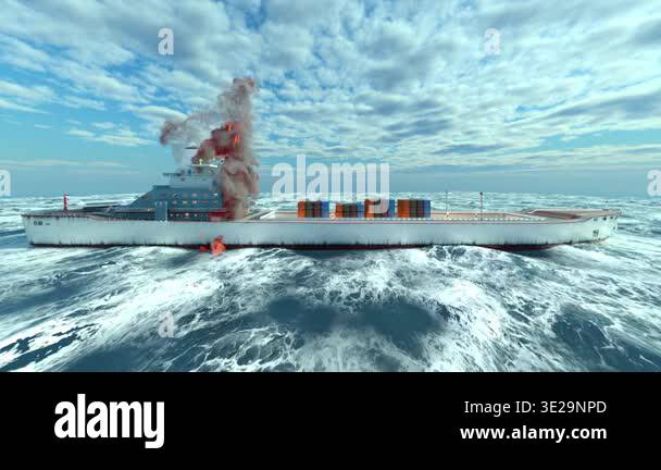 3D rendering of the tanker Stock Video Footage - Alamy