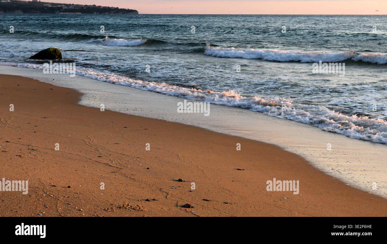 Beautiful sunrise at the beach Stock Video Footage - Alamy