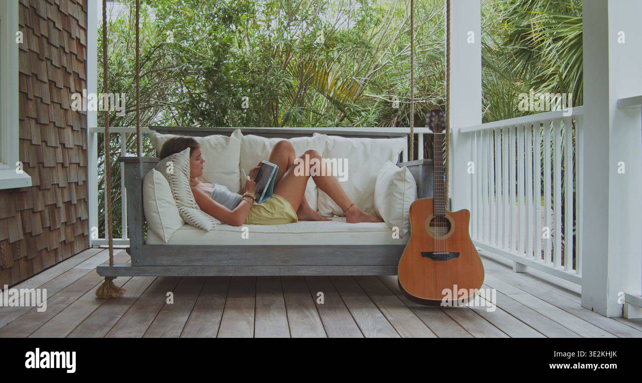 Barefoot Student on Touchscreen tablet Computer Stock Video Footage - Alamy