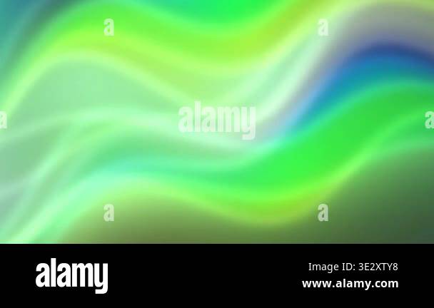 Abstract Green and Blue Gradient Background with Soft Waves Stock Video ...