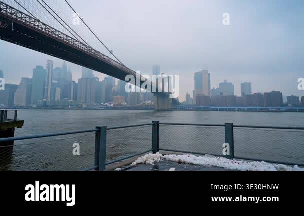 New York, USA, 25 December 2025: Lower Manhattan skyline view from ...