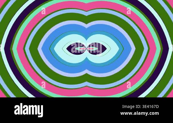 Abstract Geometric Pattern with Symmetrical Shapes and Vibrant Colors ...