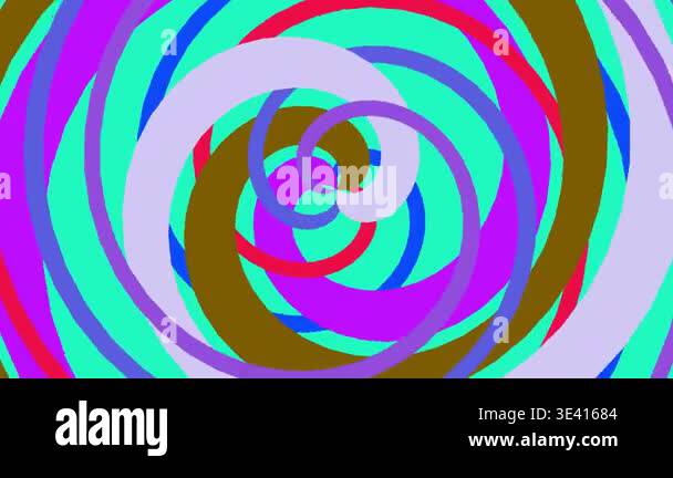 Colorful Abstract Swirl Design Stock Video Footage - Alamy