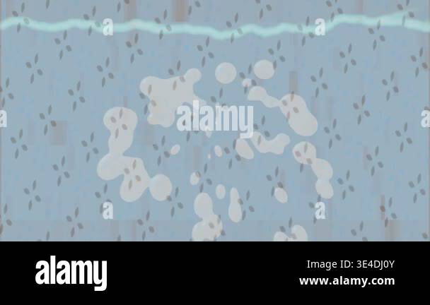 Smooth animated surface for creative cinematic projects with unique ...