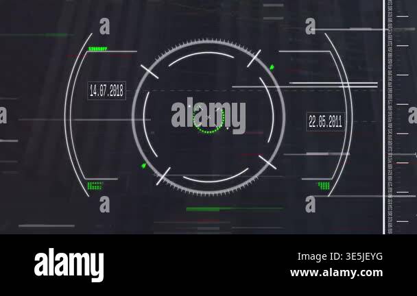 Animation of scope scanning over statistical data processing against ...