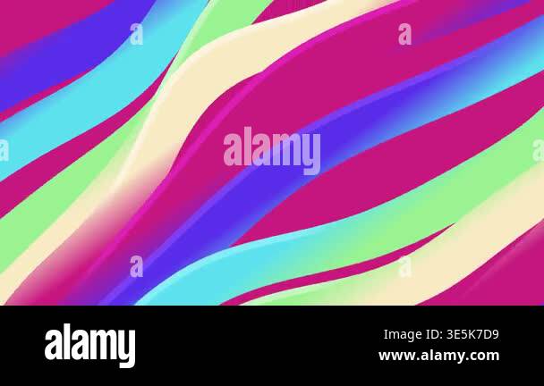 Dynamic abstract background featuring flowing, colorful gradient waves ...