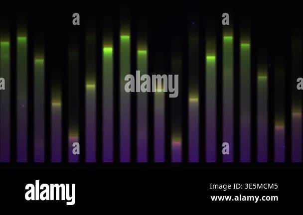 DNA sequencing technology in laboratory setting with colorful bars ...