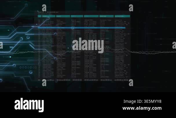 This video shows a computer interface being used to process and code ...
