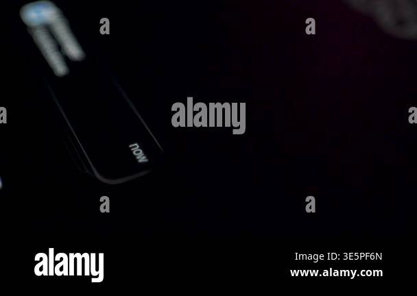 Text Messaging, Black mobile phone screen notifies new message Stock ...