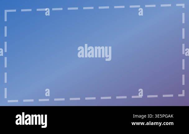 Colorful dotted line rectangle shapes Stock Video Footage - Alamy