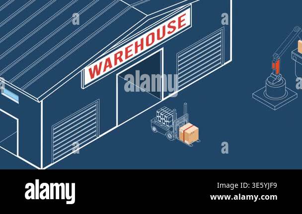 Automated Warehouse System with AGV and AMR Robots Enhancing Logistics ...