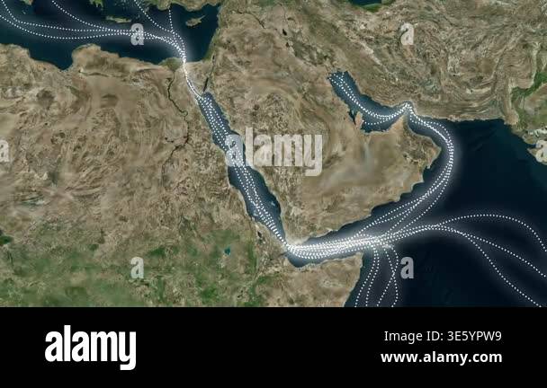 Middle east trade routes map Stock Videos & Footage - HD and 4K Video ...
