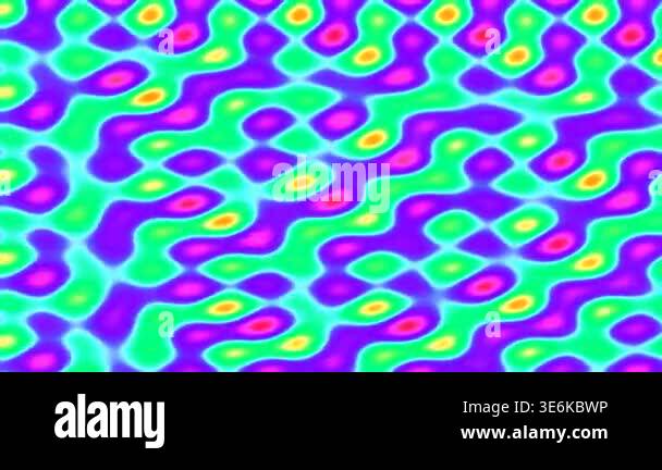 Dynamic abstract background with flowing, wavy lines in bright blue ...
