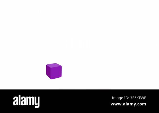 Color Bar Graph histogram. Animation on white background Stock Video ...