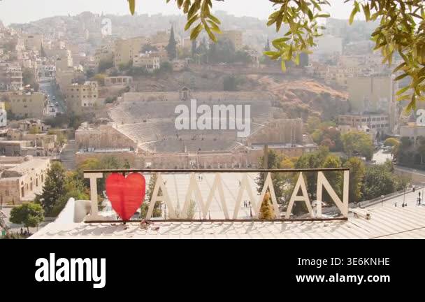 Amman, Jordan - 25th november, 2025: Scenic view of the 2nd-century ...