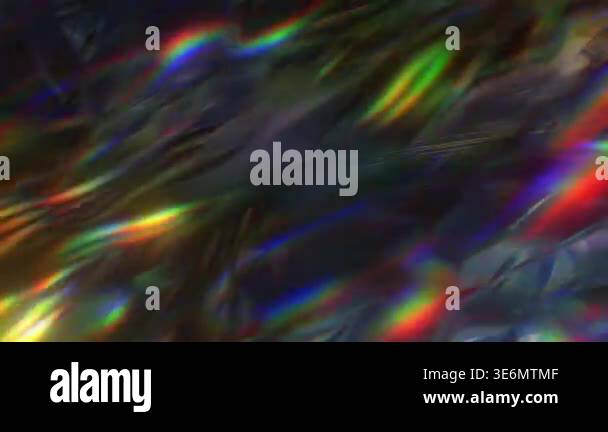 Abstract dark prismatic motion blur with diagonal chromatic shards ...