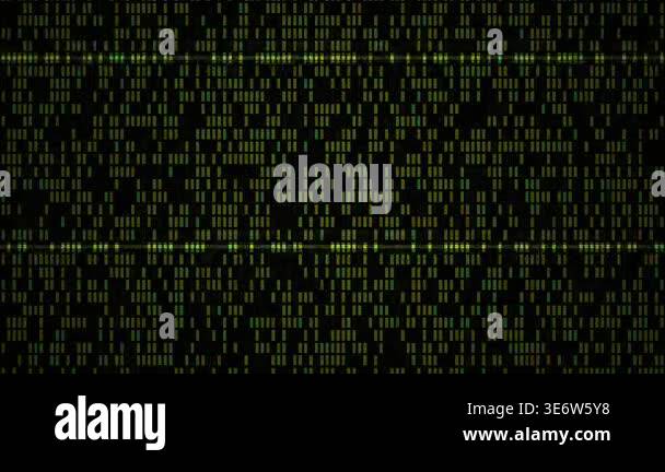 Green binary code on black background Stock Video Footage - Alamy