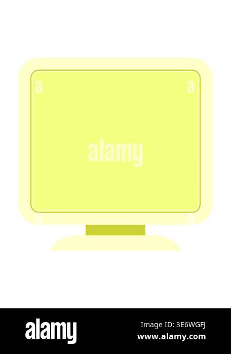 changing color animation of computer screen Stock Video Footage - Alamy