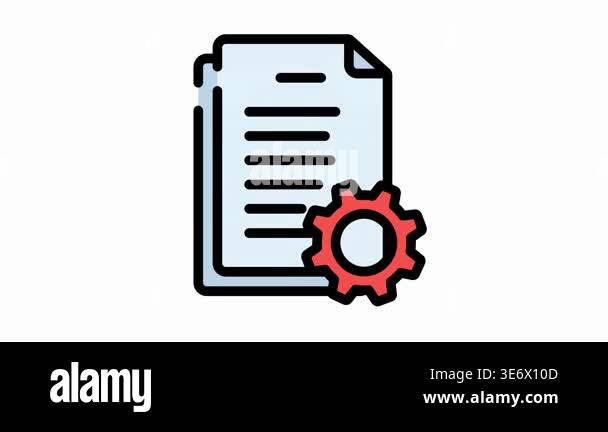 vector server icon for your project Stock Video Footage - Alamy