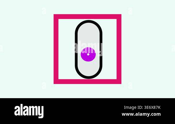 Simple loading icon loop on white background. Clean animated preloader ...