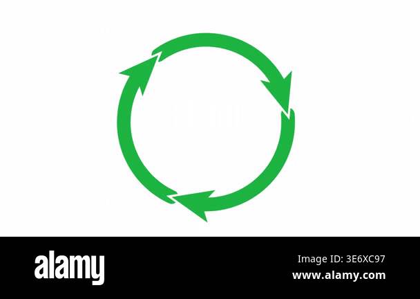 Circular Loading Arrow Animated Icon With Alpha Channel. Progress ...