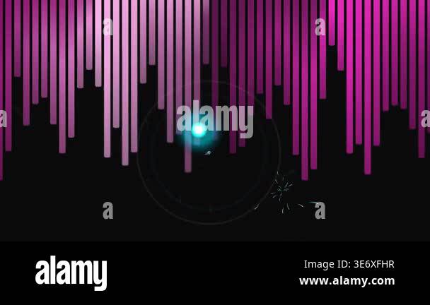 Abstract Pink and Blue Glowing Particle Background Stock Video Footage ...