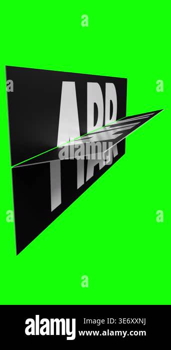 Flip calendar changing abbreviated months from January to December - 3D ...