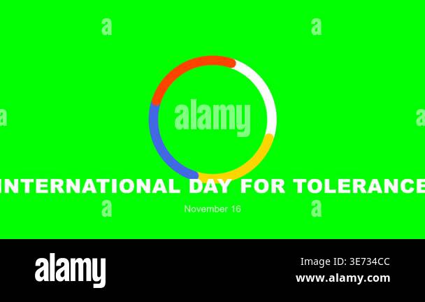 Animated motion graphic for International Day for Tolerance on November ...