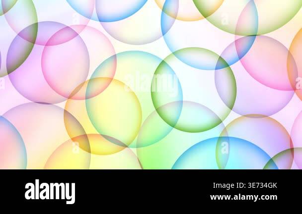 Abstract Background with Colorful Translucent Overlapping Circles Stock ...