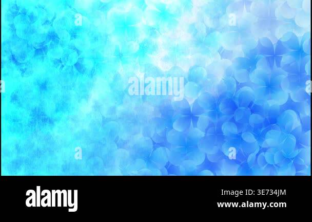 Abstract Light Blue Floral Pattern Background Animation Stock Video ...