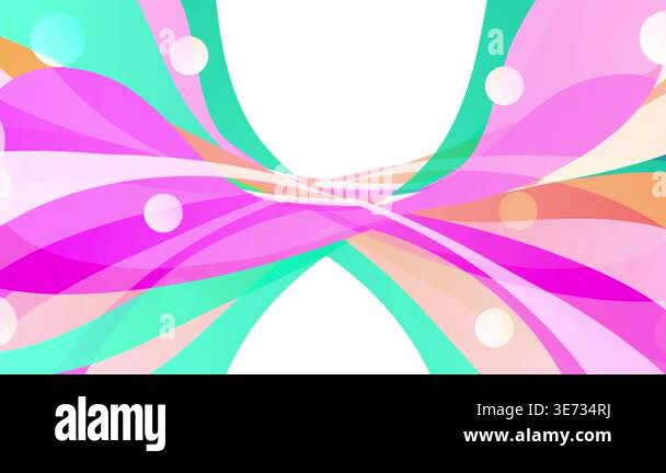 Vibrant abstract motion background with colorful flowing waves and ...