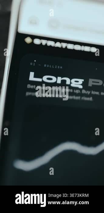 Screen displays educational content about Long Position financial ...