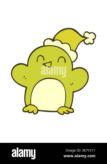 97 schattige pinguïn Kawaii vector kleurplaat voor kinderen | Premium Vector