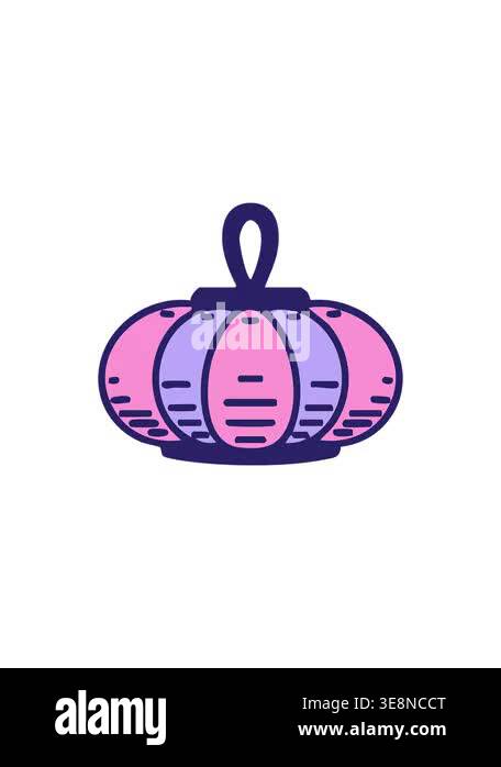 flashy sales animation of a hanging lantern traditionally crafted in ...