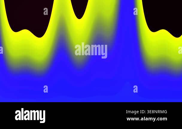 Dynamic abstract background with flowing waves of vibrant blue and ...