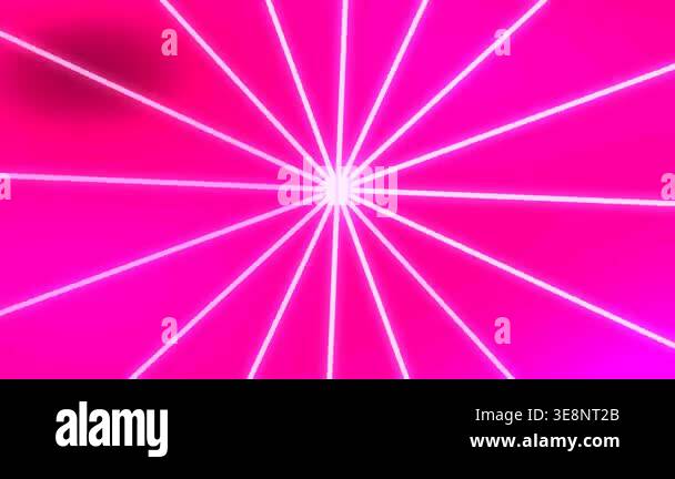 Dynamic abstract background with glowing neon light rays emanating from ...