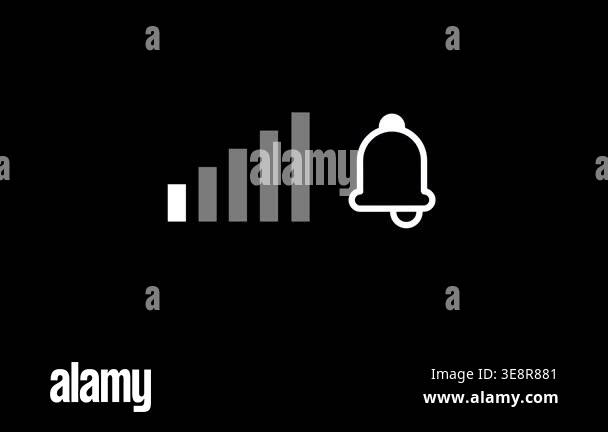 A mobile status bar displaying network signal strength bars alongside a ...