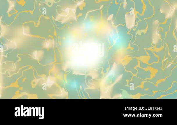 Abstract Green and Yellow Fluid Ripple Motion Graphic Background Stock ...