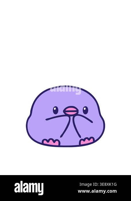 rise and float animation of cartoon of baby bird Stock Video Footage ...
