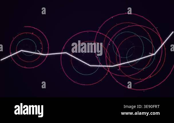 Abstract Geometric Spiral Motion Graphics Background Stock Video ...