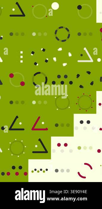 Abstract Functional Design Featuring Animated Geometric Progress ...