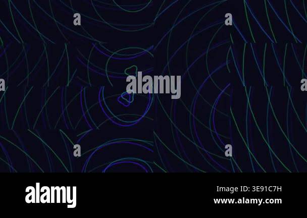 Dynamic abstract background featuring glowing blue and green curved ...