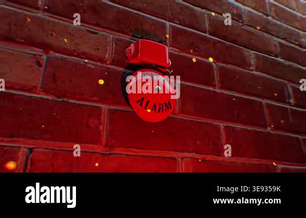 Fire Bell Alarm Ringing Stock Video Footage - Alamy