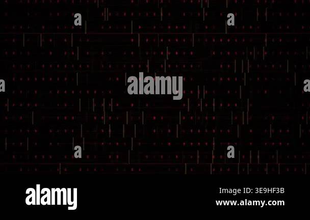 Glitchy digital noise background video with distorted red text Stock ...